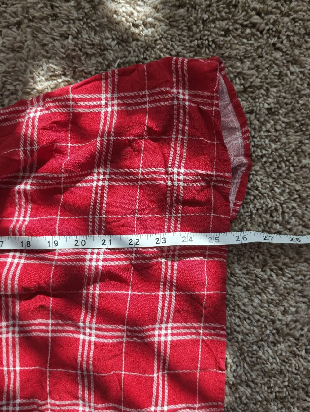 Red Plaid Tie-Front Sundress - Picture 11 of 11
